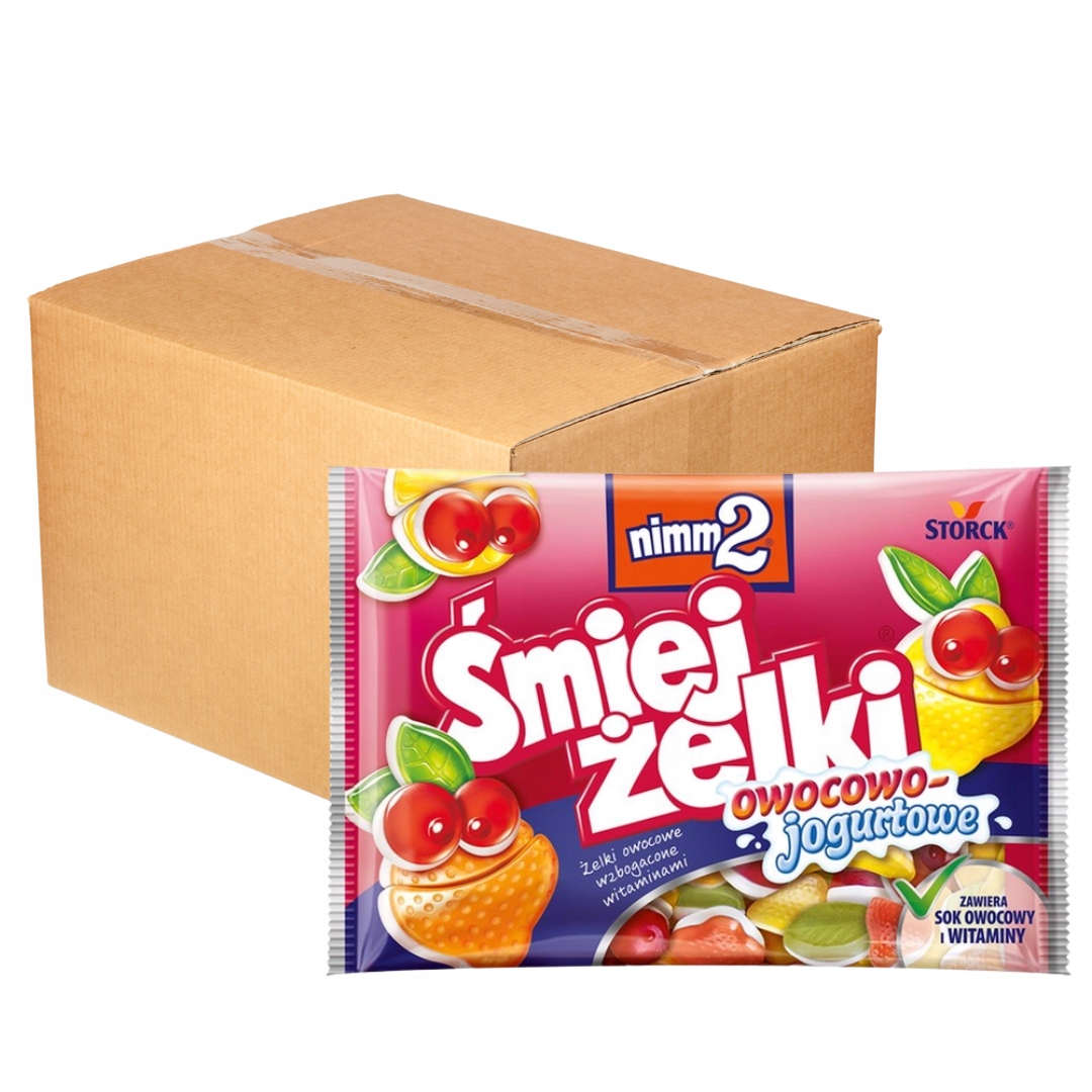 Levně nimm2 Ovocno-jogurtové Želé Bonbony obohacené o vitamíny 100 g x 24 ks