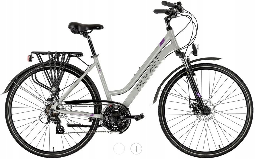 Rower Romet Gazela 2 szara 28 rama 19 cali