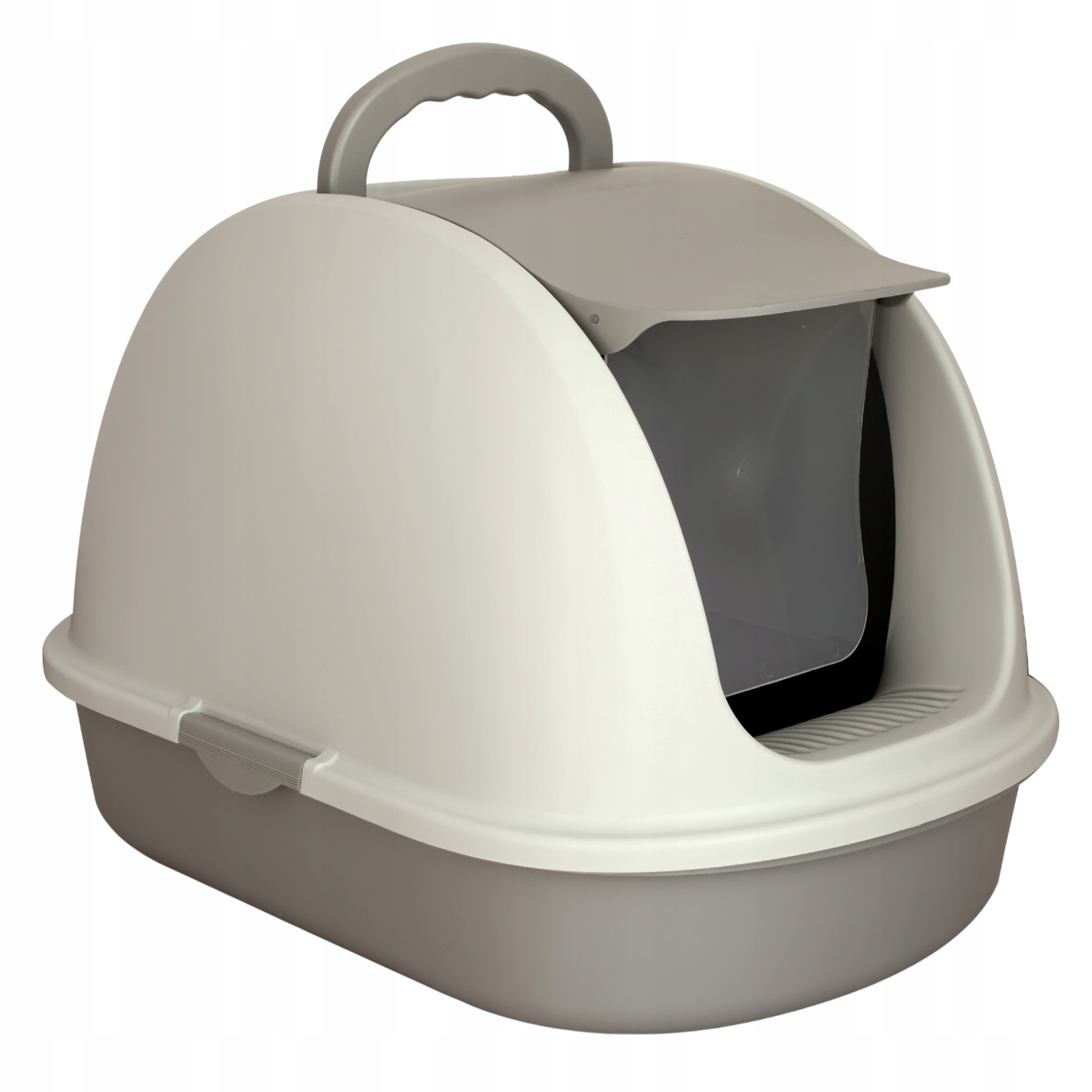 Kuweta zamknięta dla kota na żwirek 68,5x47x 44,5 XXL filtr węglowy łopatka