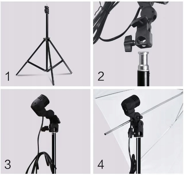 Zestaw do studia fotograficznego Studio Kit 36 elementów Stan opakowania oryginalne