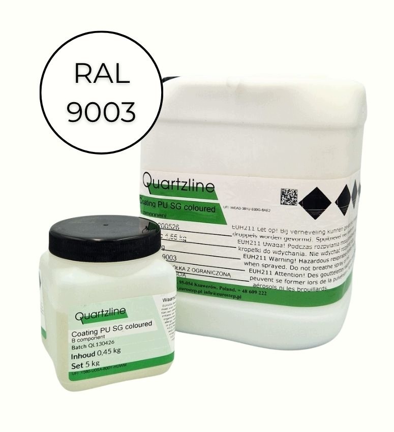 Elastický polyuretanový lak Coating Pu Sg Coloured RAL9003signal white