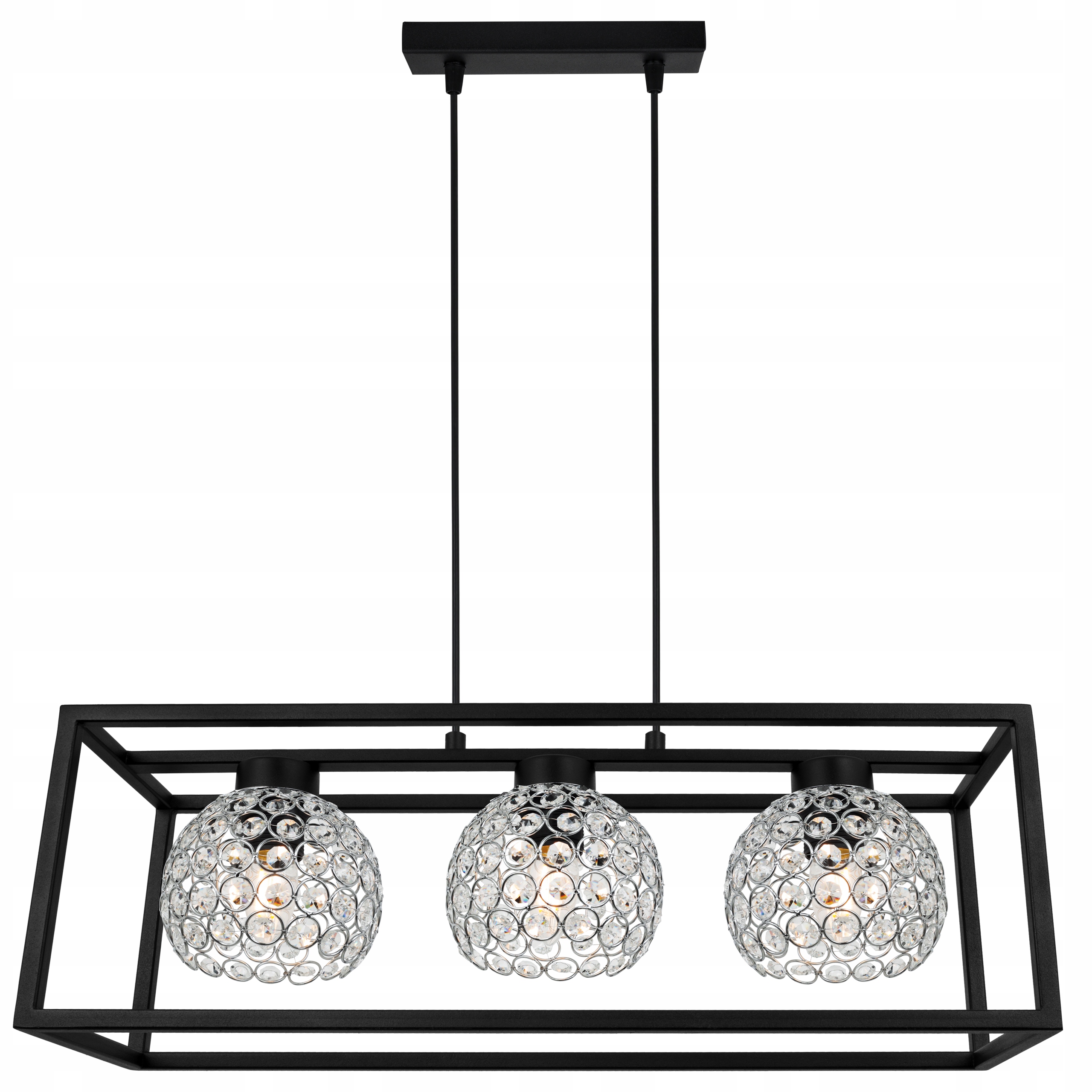 Závěsné Stropní Svítidlo Lustr Loft Klec Elegantní Glamour Koule Nad Stůl