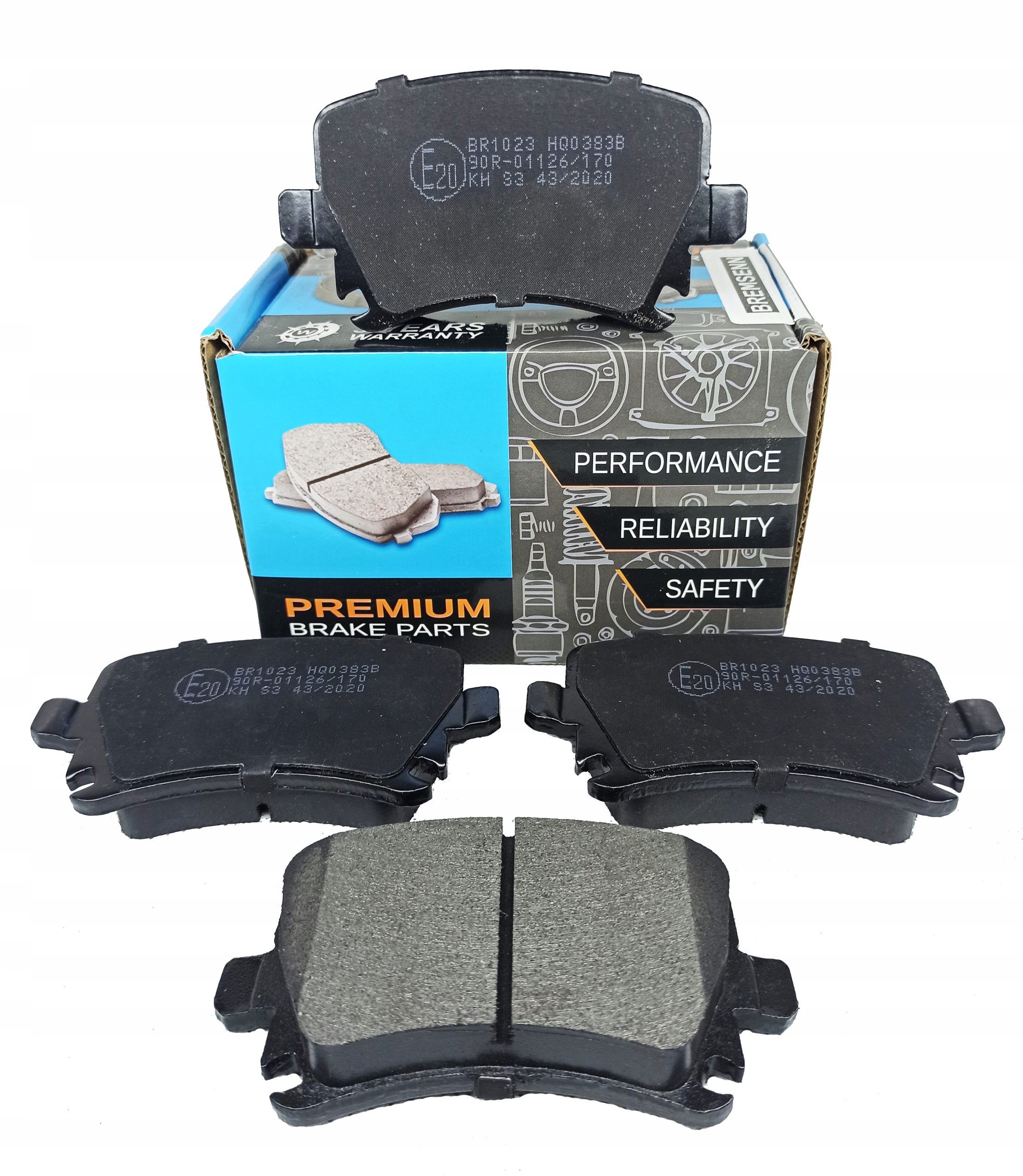 

Klocki Vw Passat B6,B7,CC,Touran,Golf 5 V,6 VI Tył