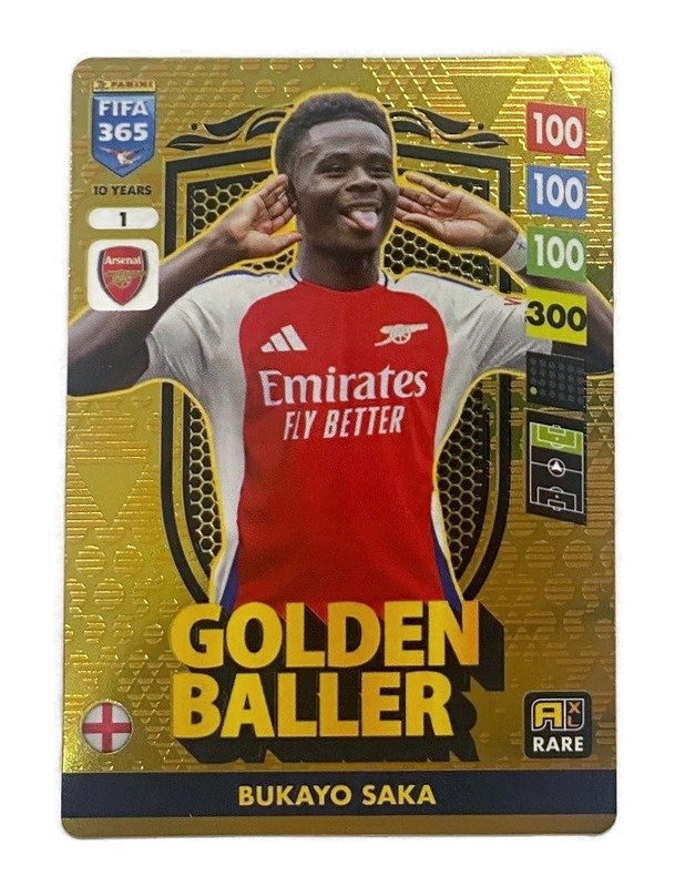 2025 Panini Adrenalyn XL Fifa 365 1 Bukayo Saka