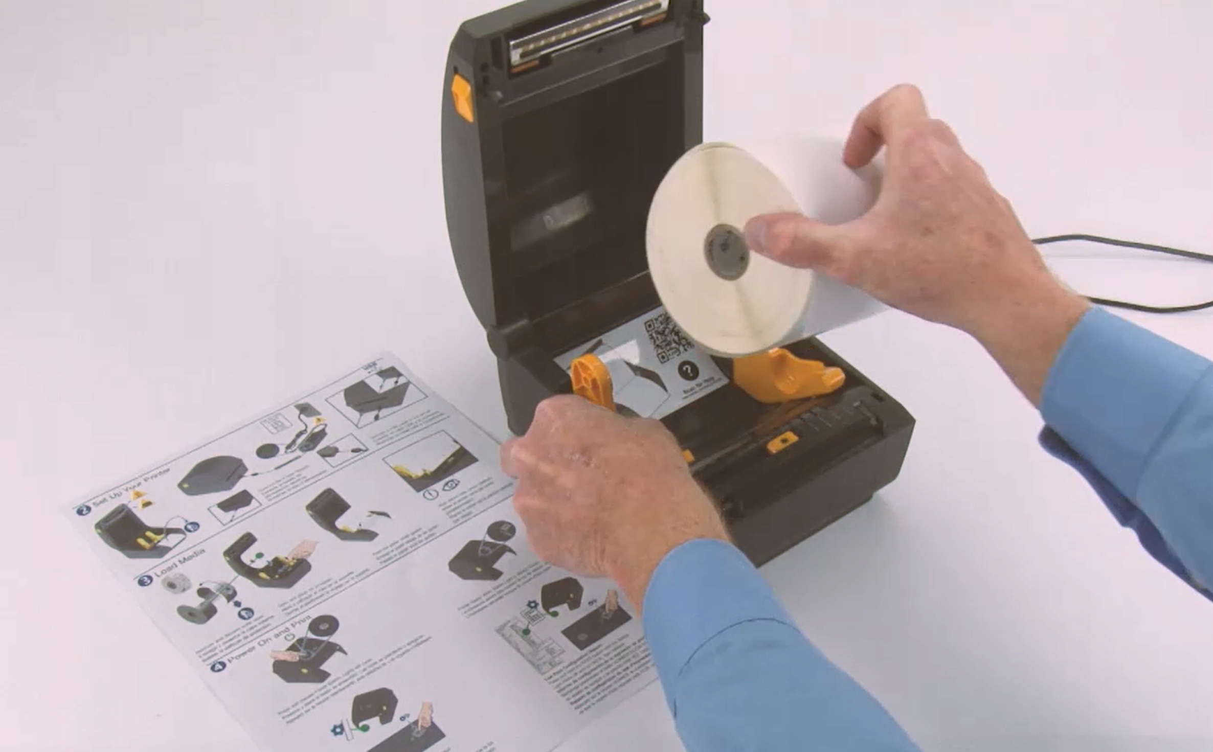 DRUKARKA KURIERSKA ZEBRA ZD220D do InPost DHL UPS Model ZD220d