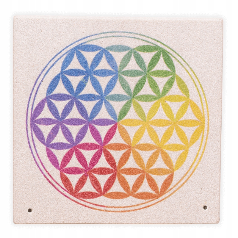 Podstawka na kadzidła z piaskowca - Kwiat życia Marka Phoenix import