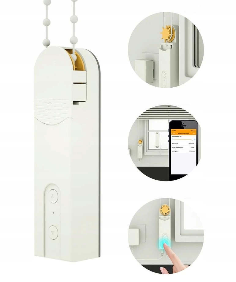 Inteligentný ovládač roliet, batéria solárna ZigBee Tuya