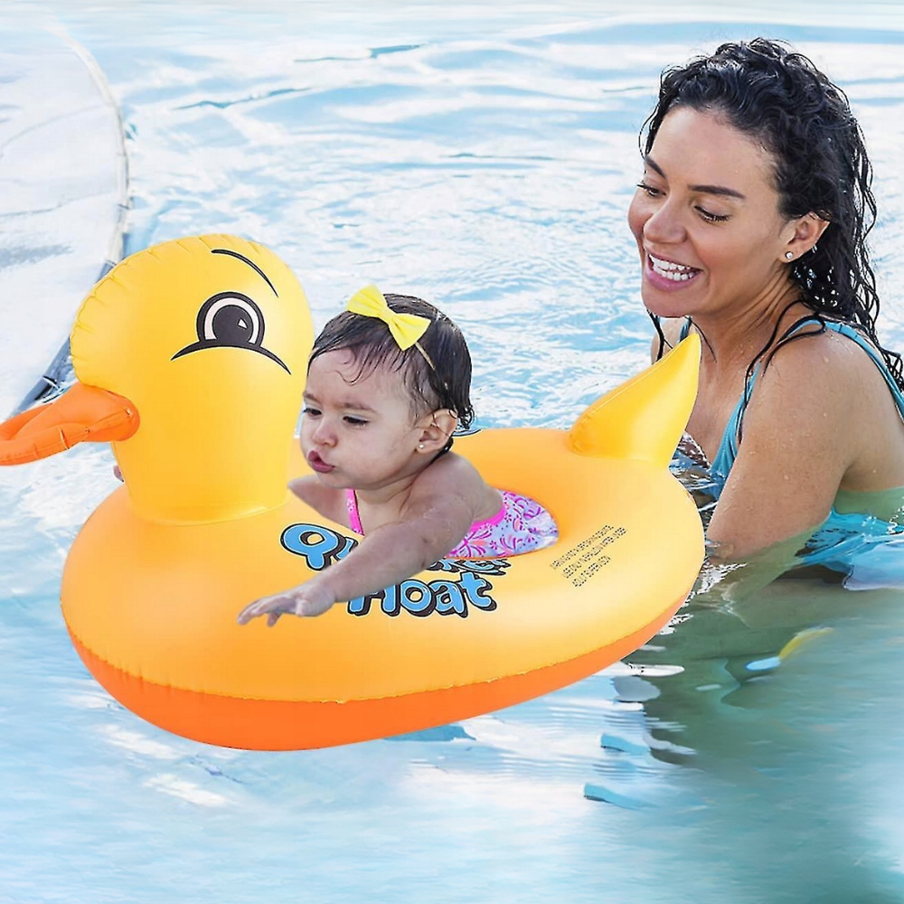 KOŁO DO PŁYWANIA DLA DZIECKA Z SIEDZISKIEM DMUCHANE KACZKA BASEN Marka bez marki