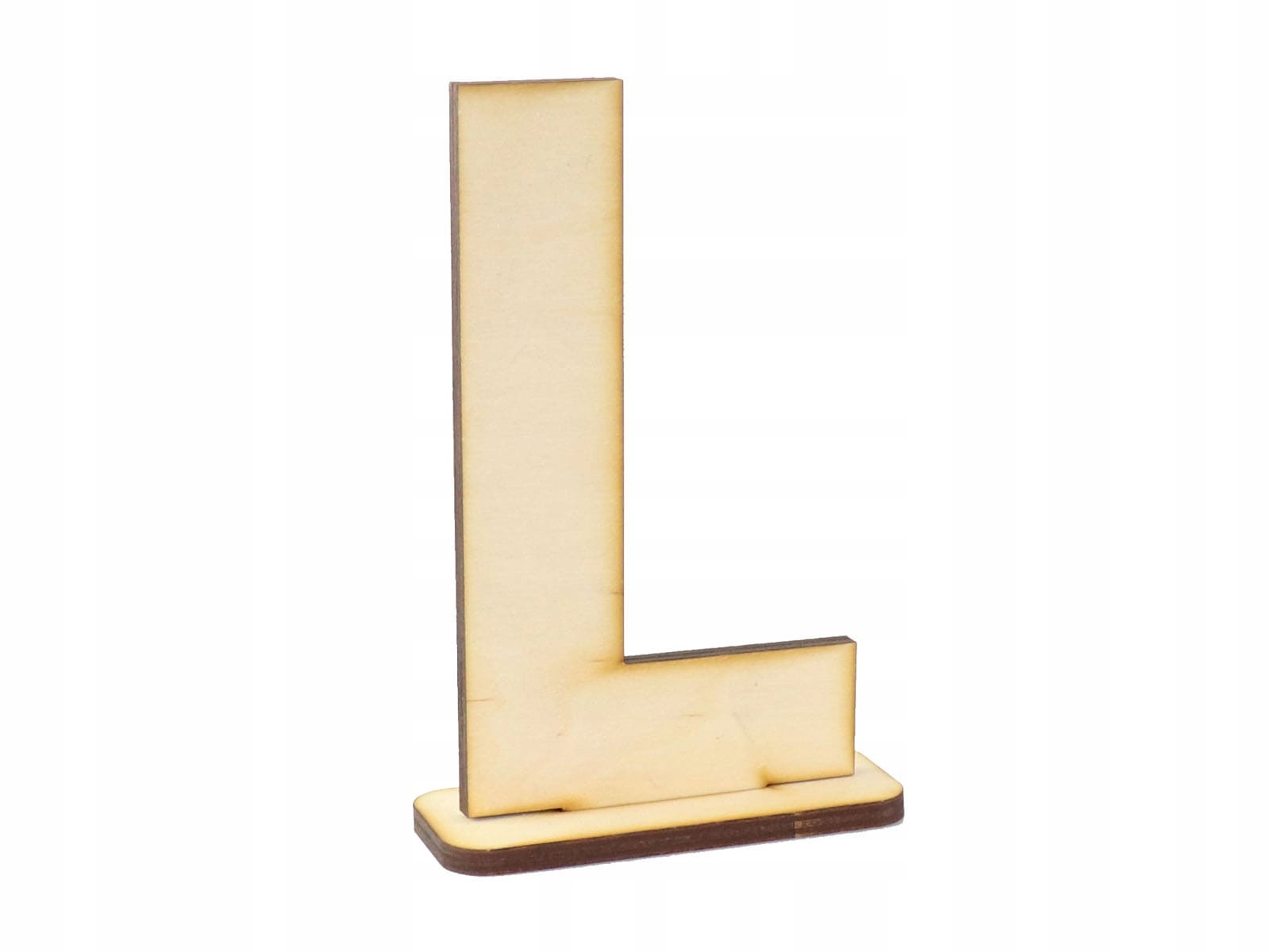 

Drewniana literka litera L - dekoracja 15 cm