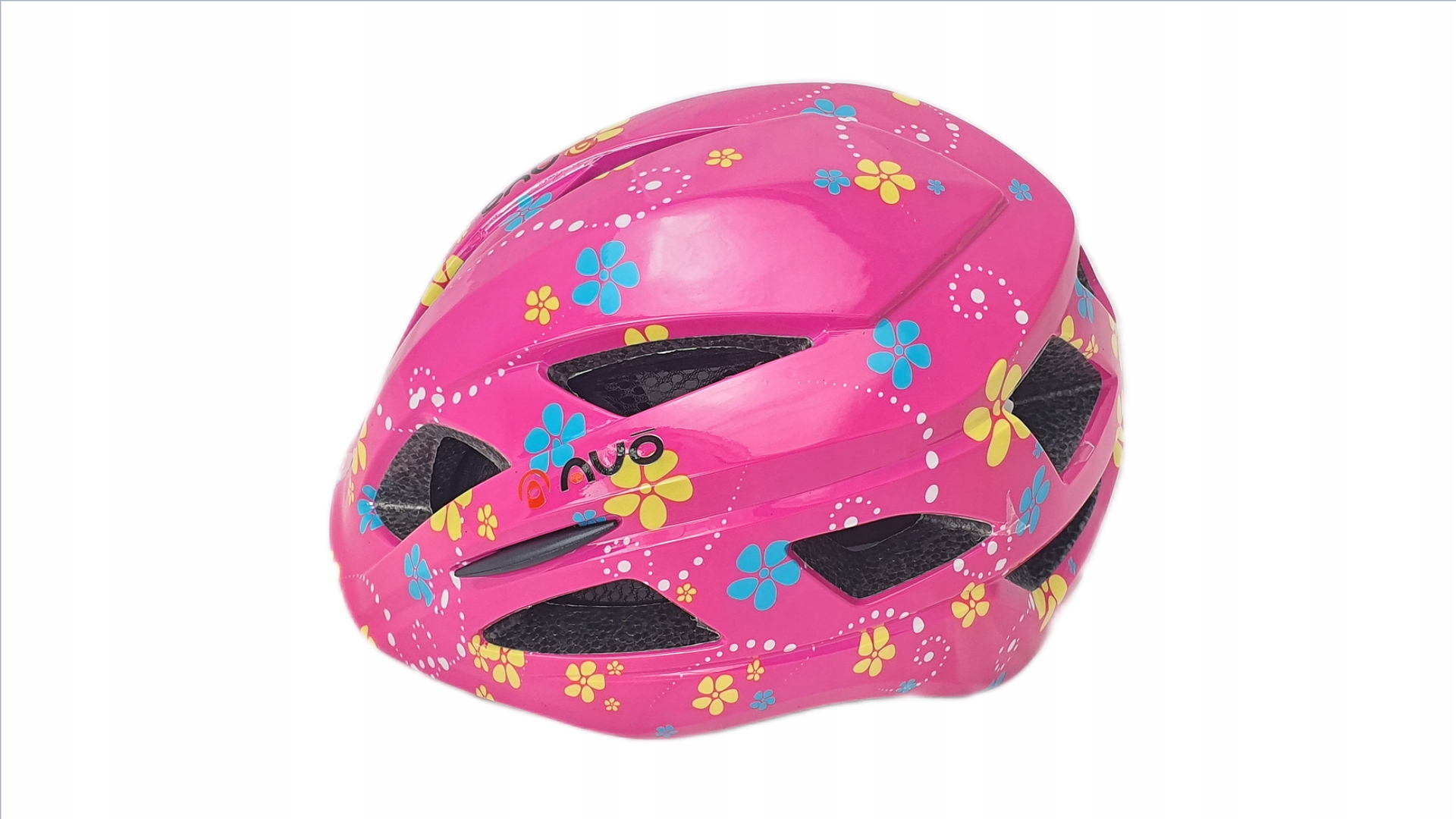 Dětská cyklistická přilba Avo 46-52 cm s květinami