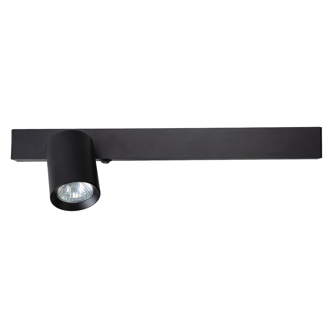 Nástěnné Led svítidlo dvojité černé 40 cm s vypínačem Milagro