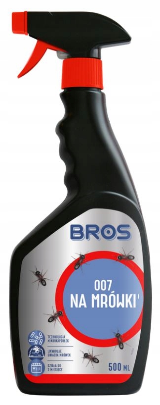 

Bros 007 Płyn Na Mrówki 500ml Spray Zwalcz Gniazda