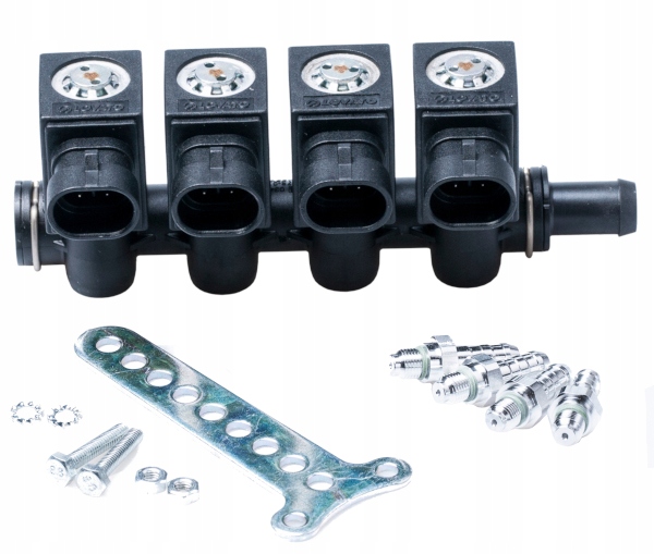 Listwa wtryskiwaczy LOVATO EP2 JLP4 oryginalna 4cyl.