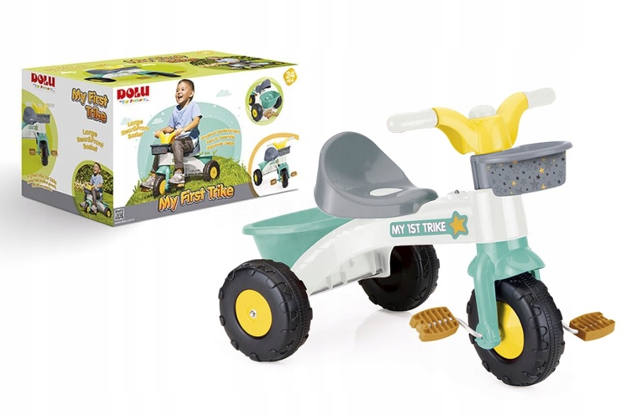 Dolu mój pierwszy rowerek 3-kołowy 2605 26057