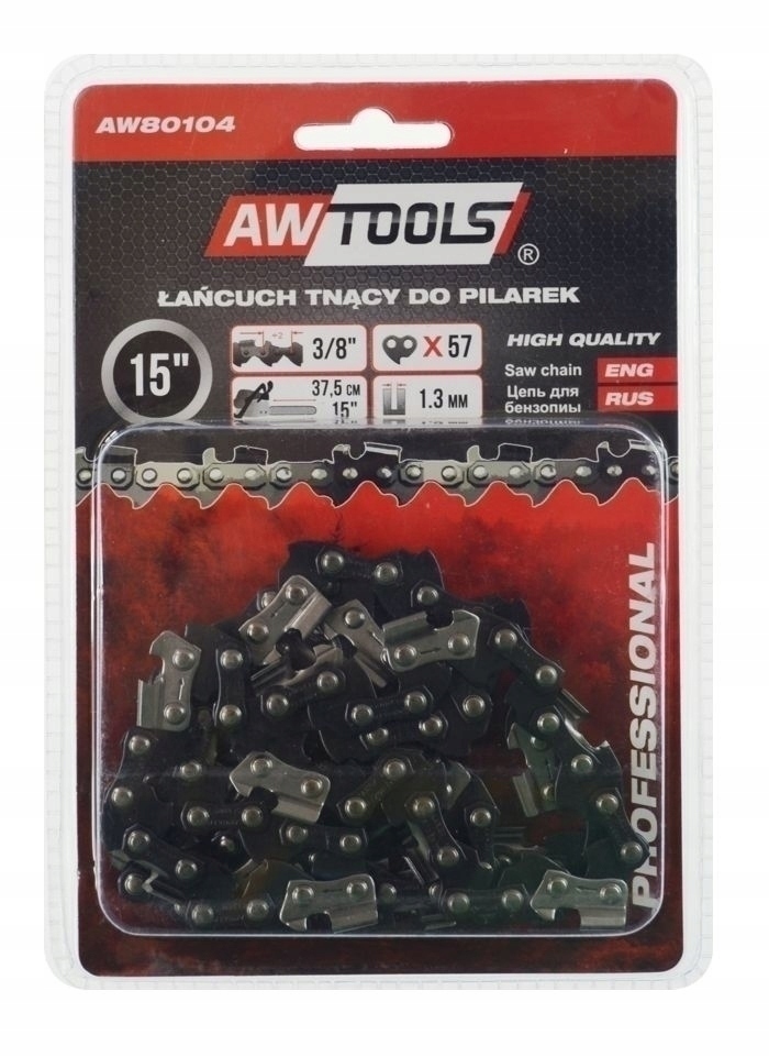 AWTOOLS ŁAŃCUCH TNĄCY 40cm/57/3/8"/1,3 AW8010 Rodzaj łańcuch