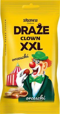 20 Sztuk Skawa Draże XXL Clown Orzeszki 130G