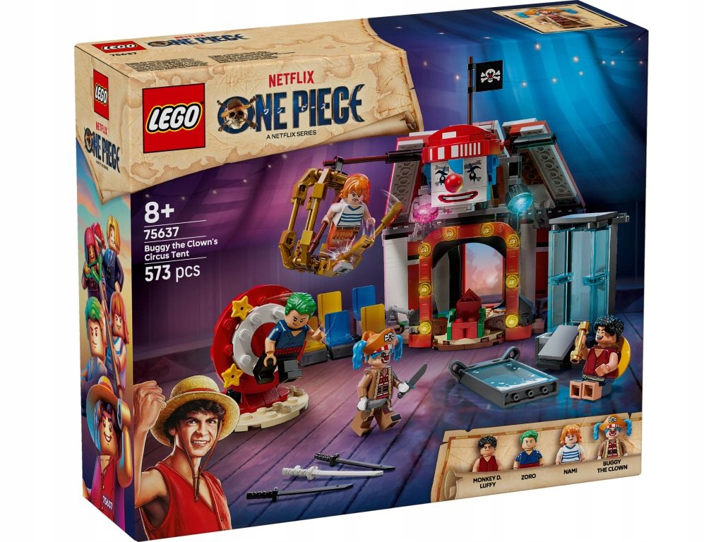 Lego 75637 One Piece Cirkusový Stan klauna Buggyho