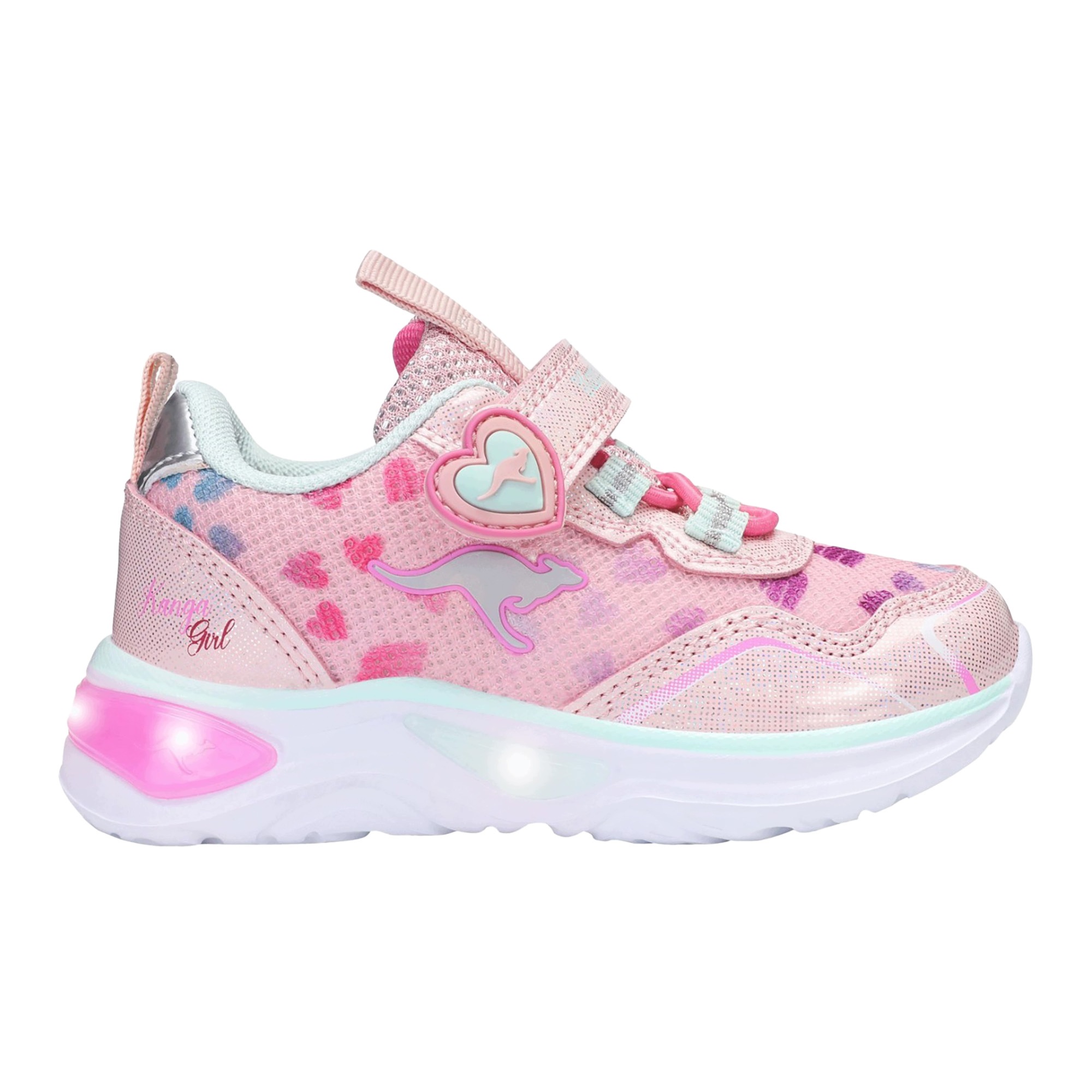 Buty dziecięce KangaROOS K-slg Lovin Ev rosewater/mint