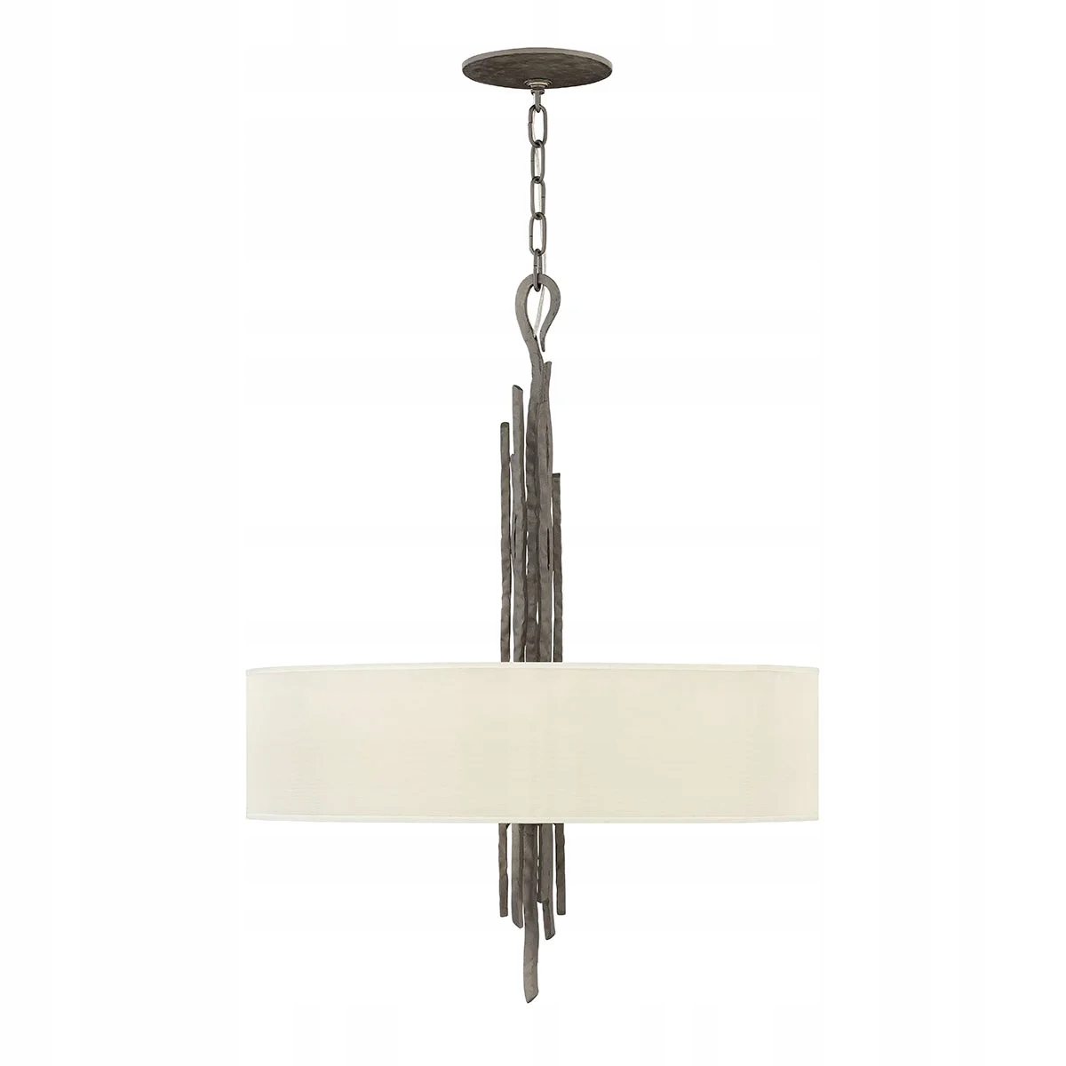 Závesná lampa kované železo Spyre 6xE14 60W matná hnedá Hinkley