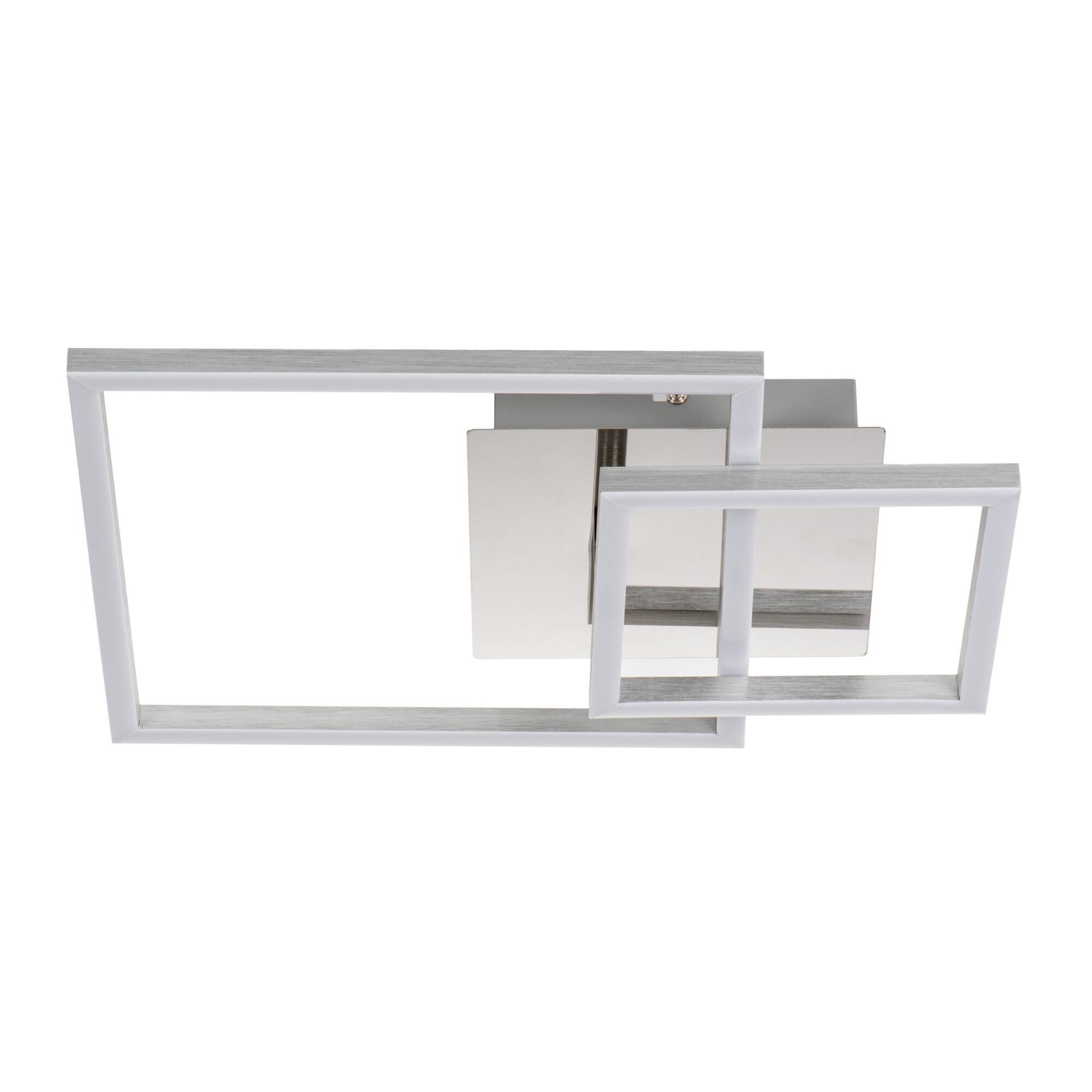 Lampa sufitowa panel Led LL Dijon S-led plafon srebrny kwadratowy 16W 900lm