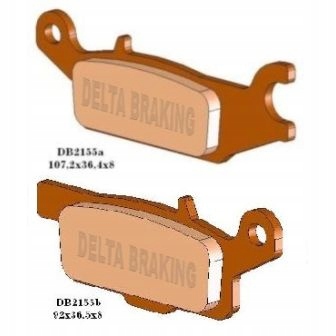 Klocki hamulcowe przód lewy Yamaha 700 Grizzly DB2155 FA443 3B4-W0045-00-00