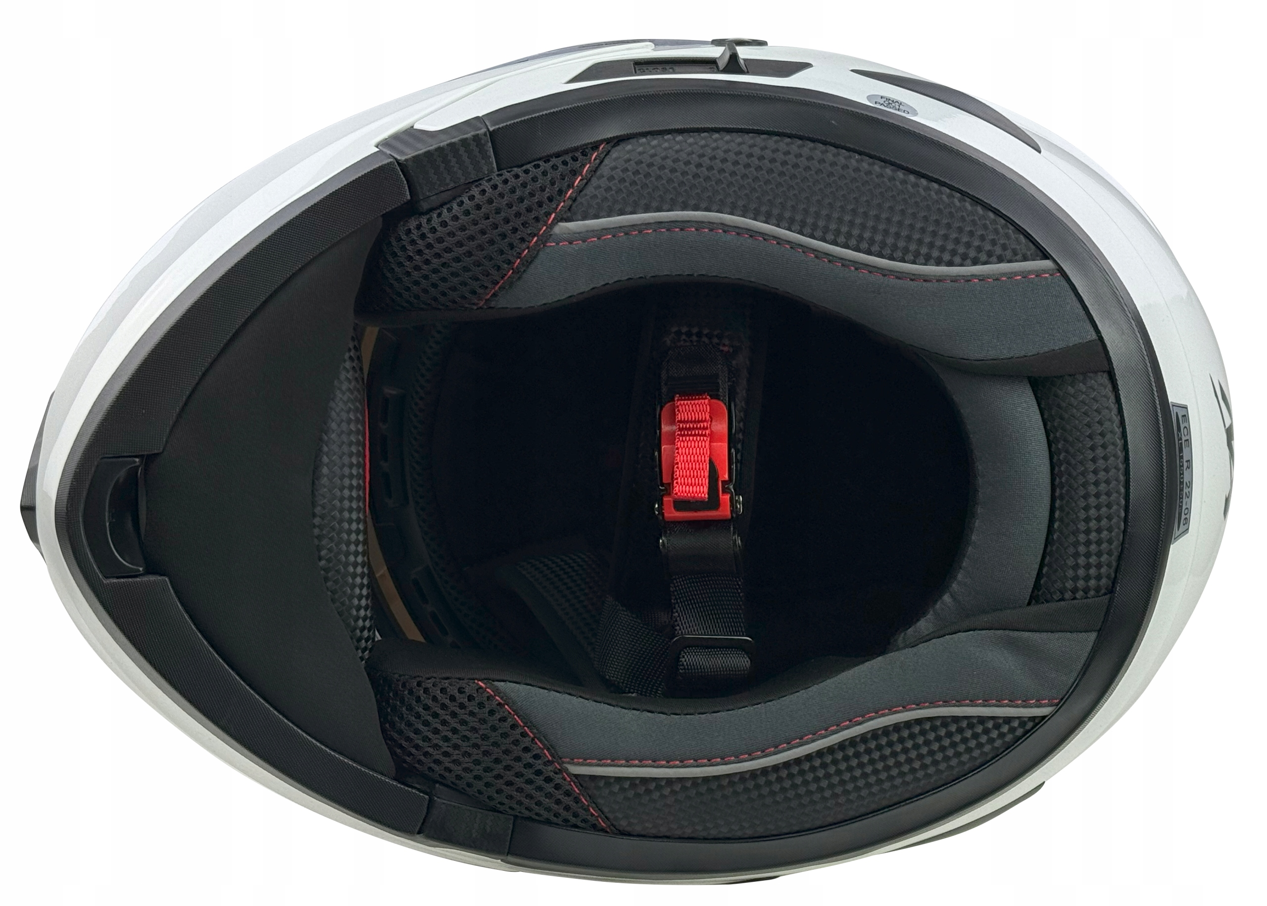 KASK MOTOCYKLOWY SZCZĘKOWY NX TOURISM 2 r.M|INTERKOM READY|2xHOMOLOGACJA Kolor biały