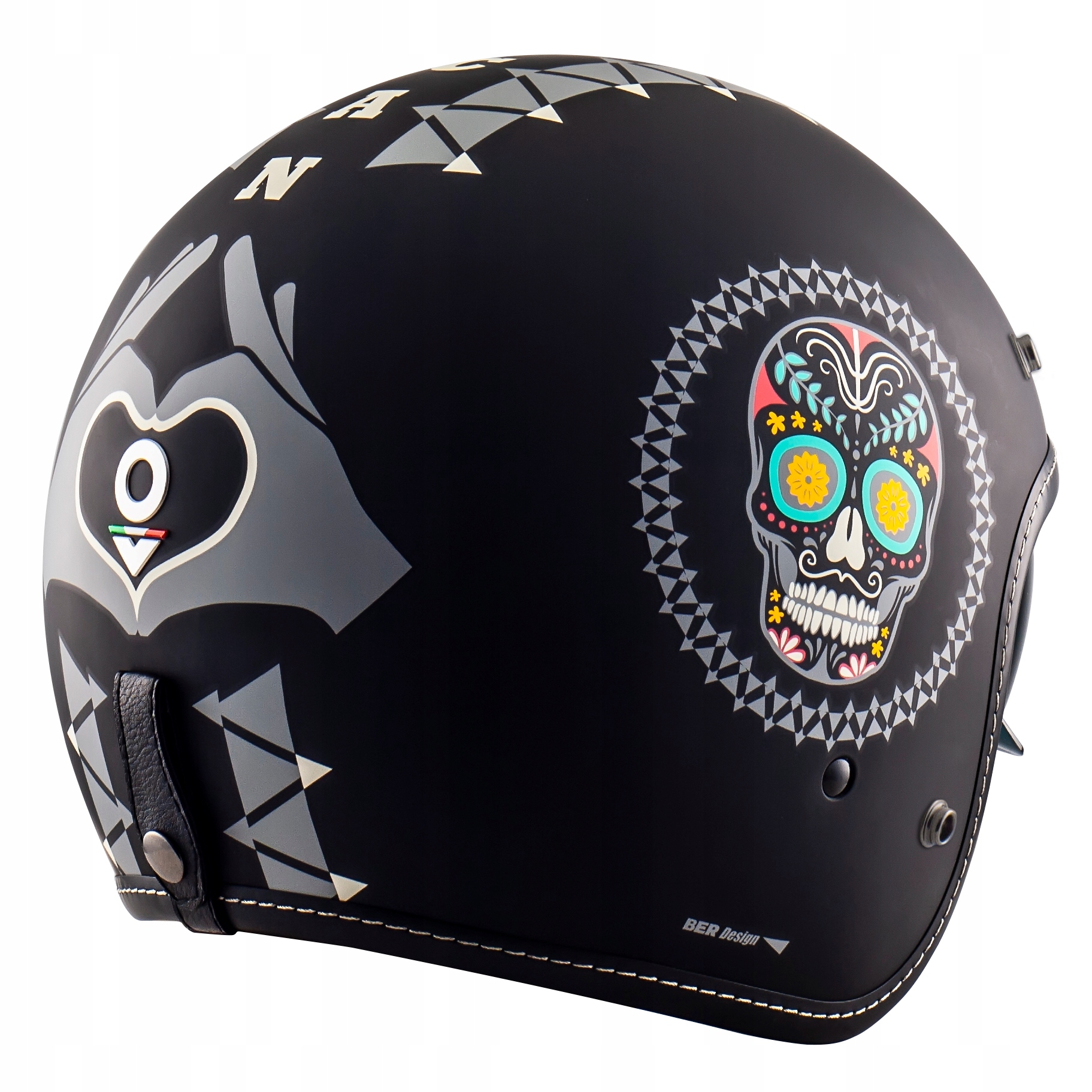Kask Motocyklowy Otwarty Blenda NOS NS-1 Mexican S Producent inny