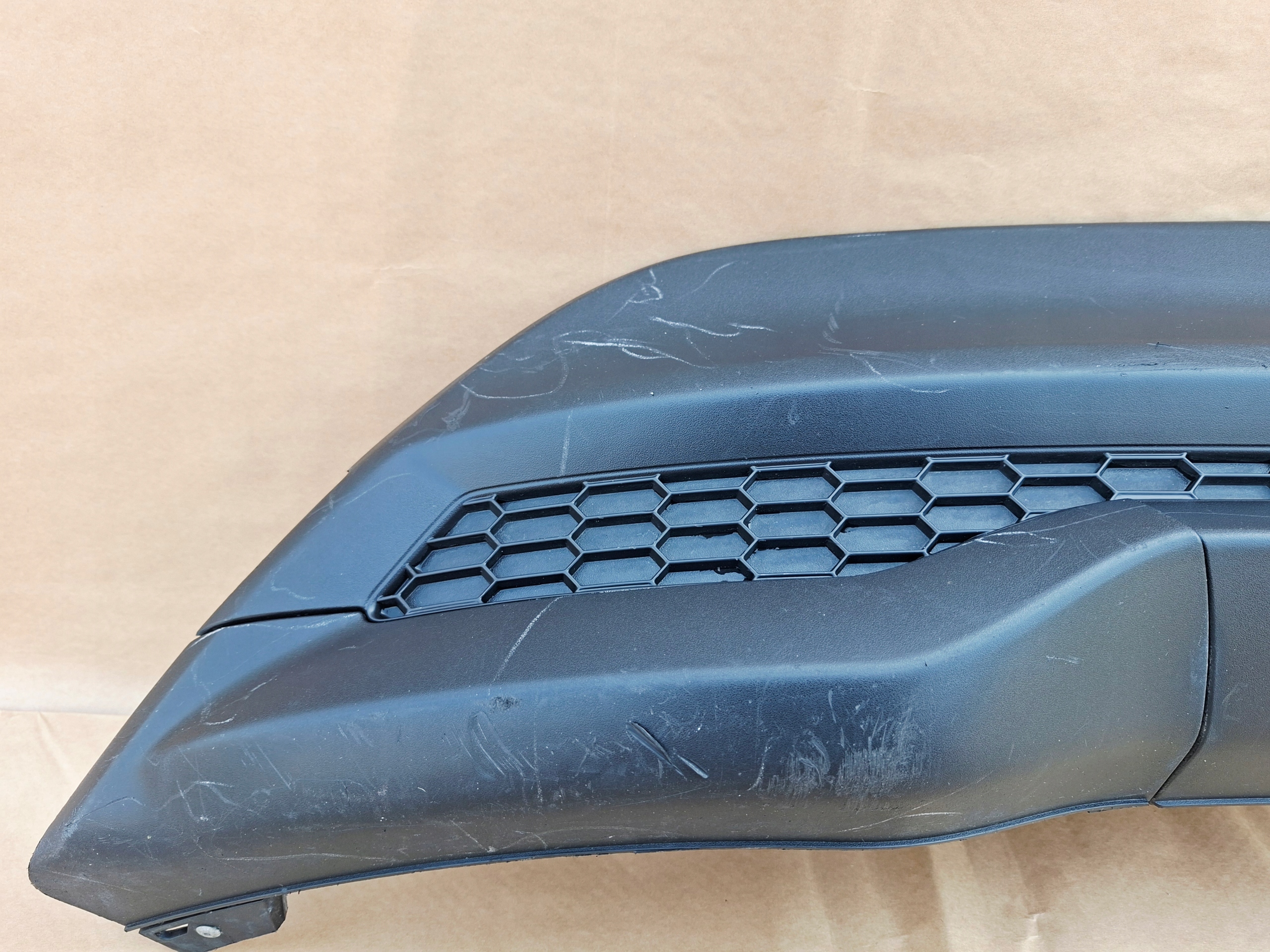 FORD FIESTA MK7 LIFT 2012-2017 diffuser bumper rear part FROZEN WHITE