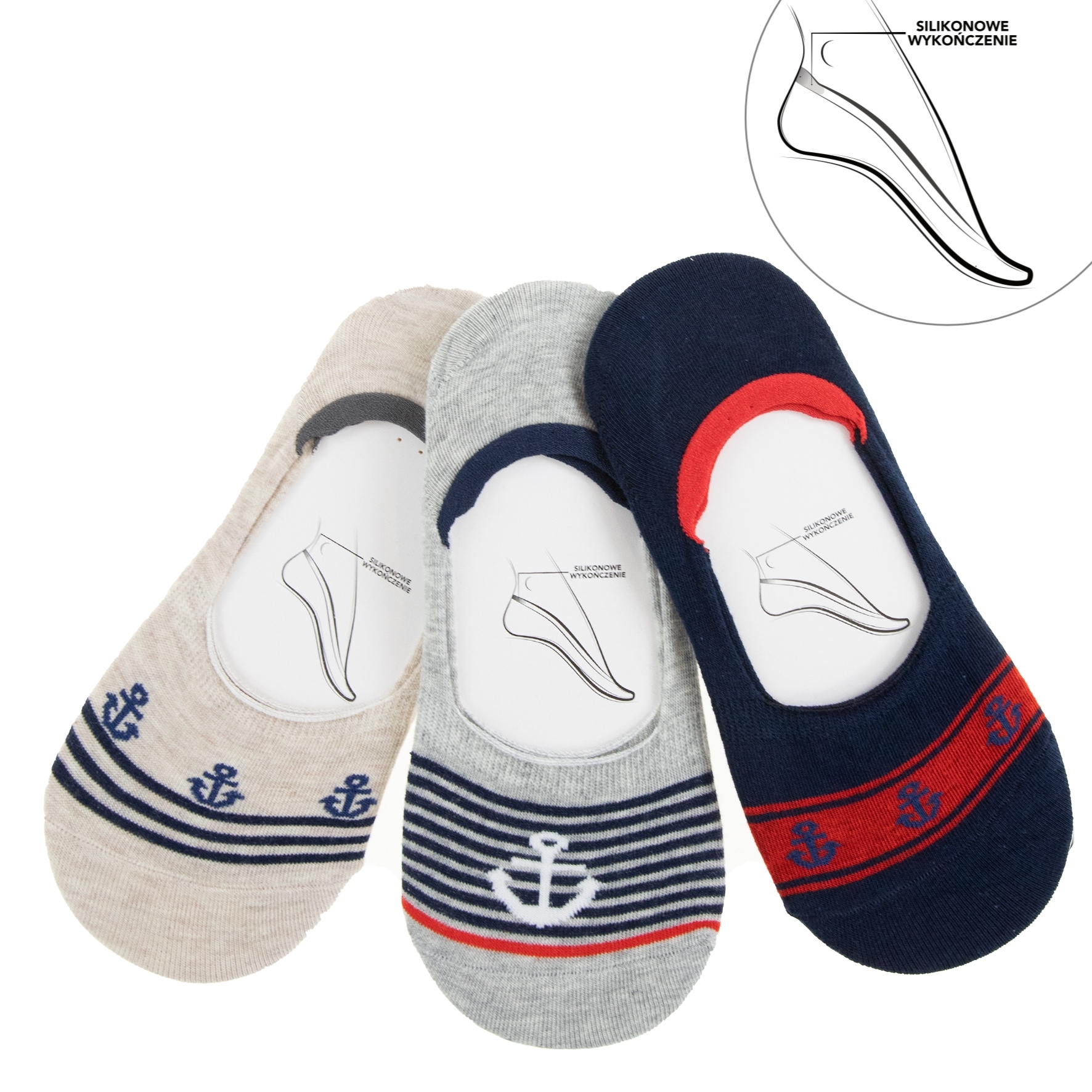 

Moraj Balerinki Stopki Damskie Casual 3 Pary 35-38