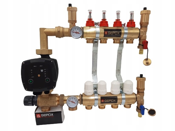 Rozdělovač 3 okruhů Gepox pro podlahovku GRSA23PRO