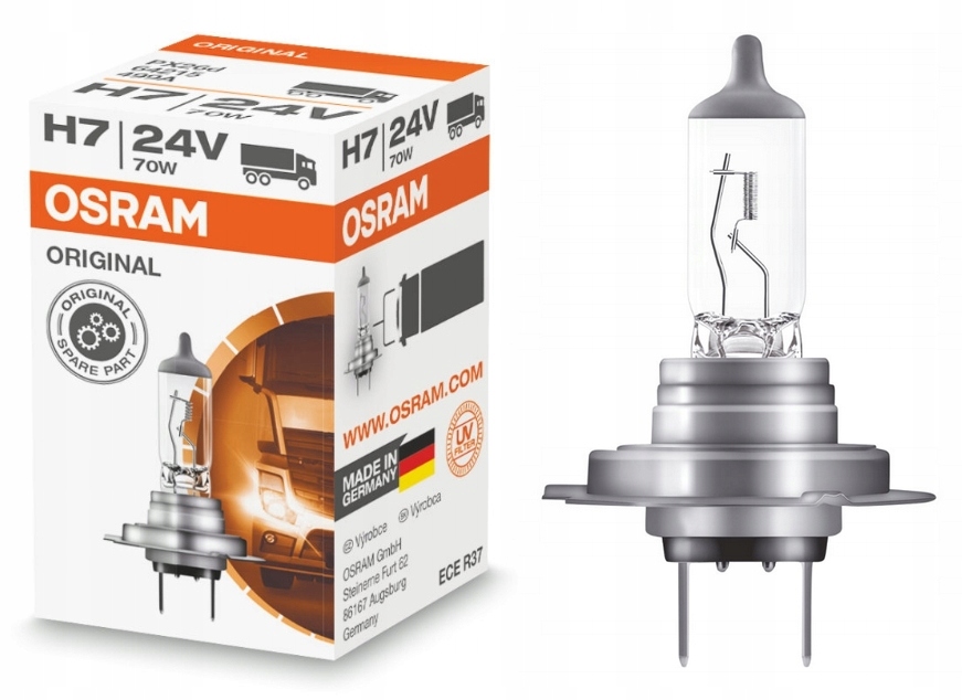 Żarówka Osram Original Line H7 24V 70W PX26D Tir Najlepsza Ciężarowa