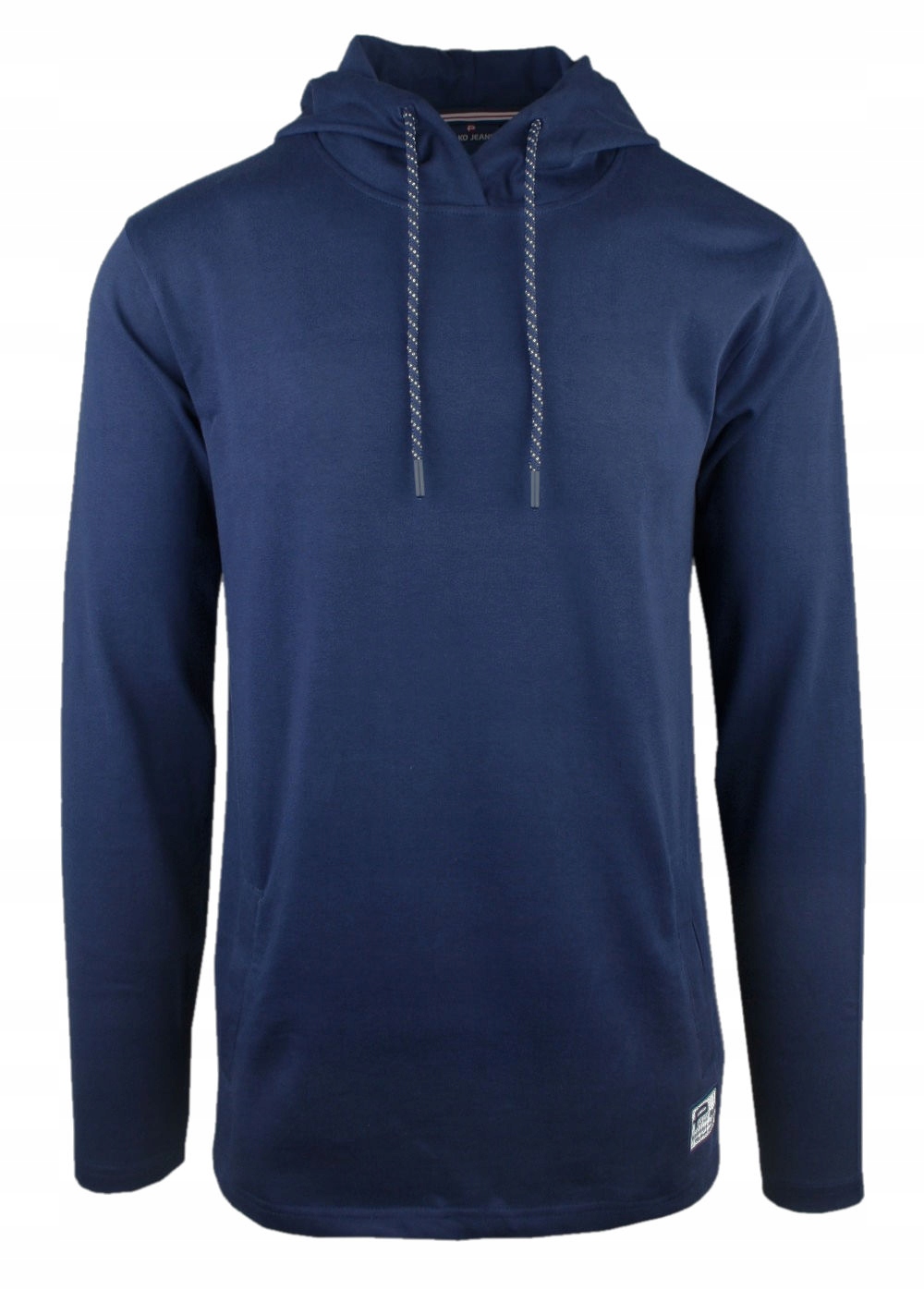 Lehká a tenká mikina s kapucí (Klokanka) – Pako Jeans – modrá – 3XL