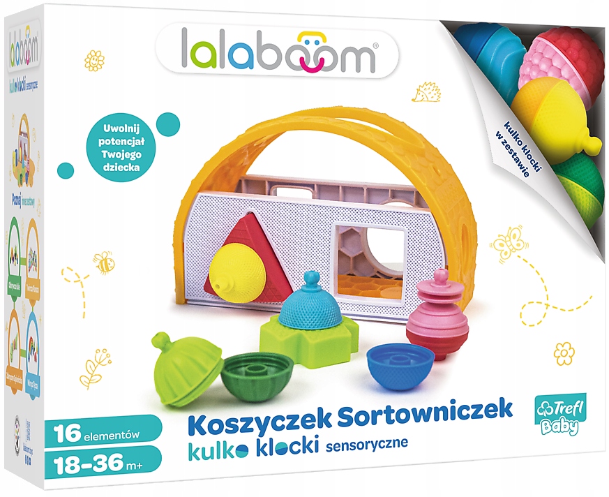 

Trefl LalaBoom Koszyczek Sortowniczek Kulko-Klocki