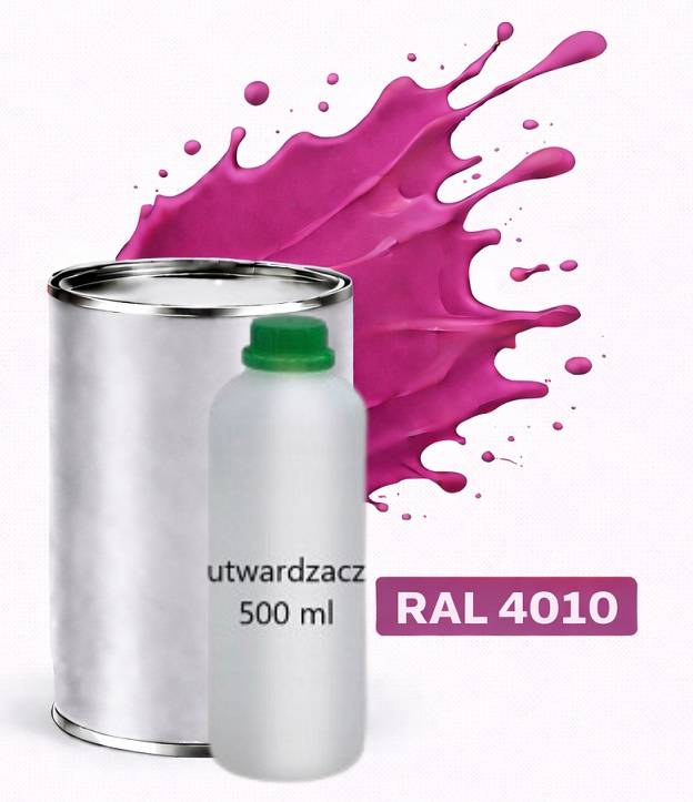 Ral 4010 Polyuretan Akryl 2:1 1 L Polomatný Lak Tužidlo Normal 0,5 L