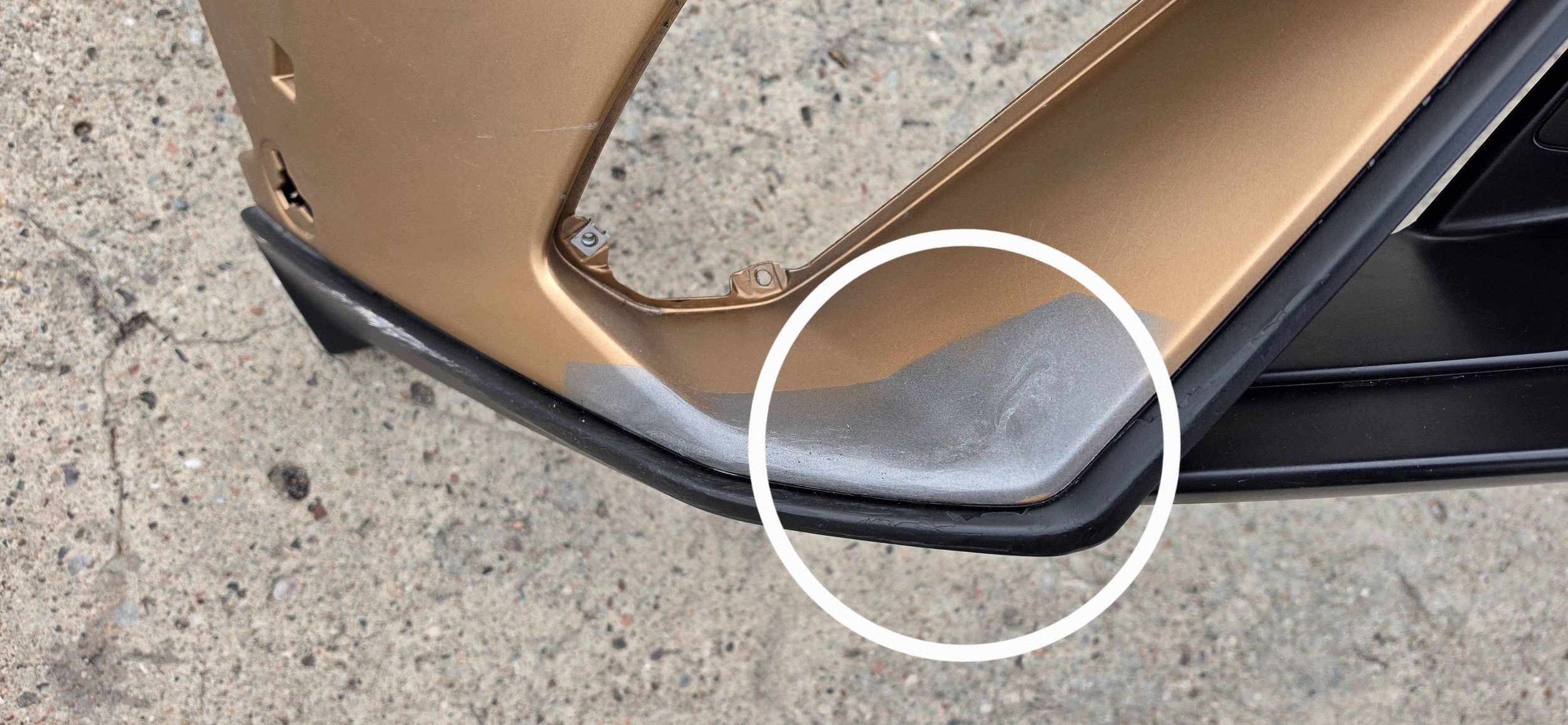 Lamborghini LP Huracan Sterrato 4t0807103a front bumper