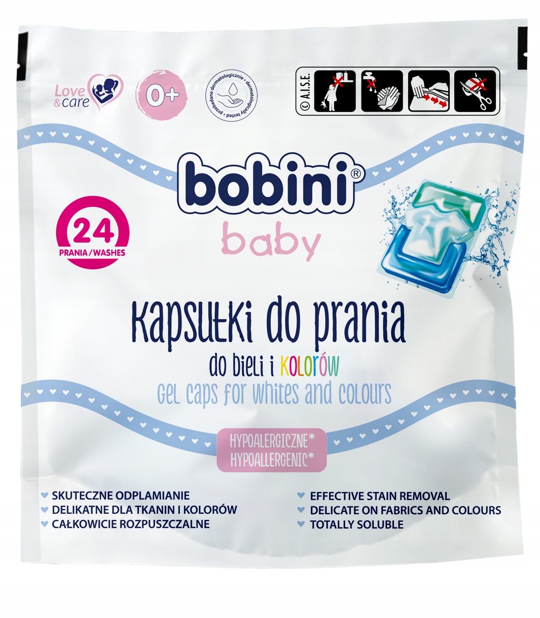 Levně Bobini Baby prací Kapsle 24 ks