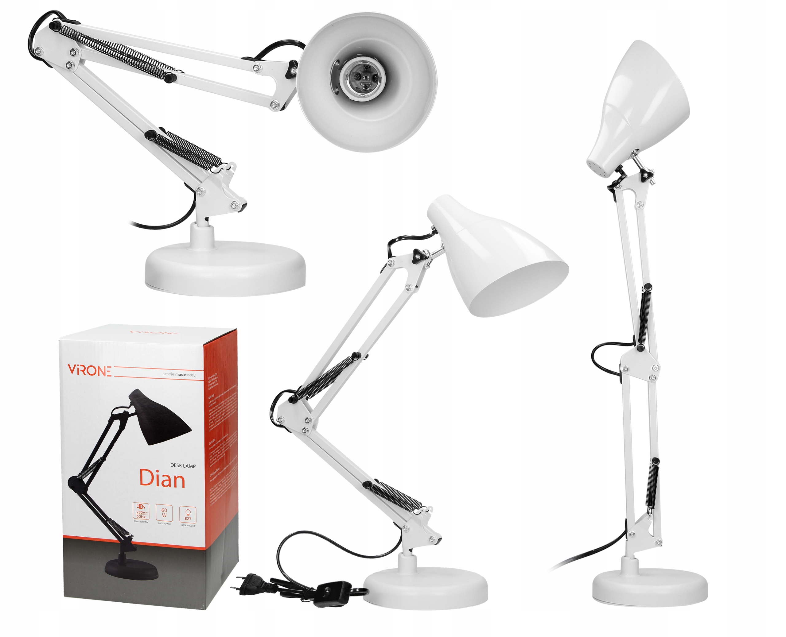

Lampka Kreślarska Biurkowa Lampa Szkolna Na Biurko