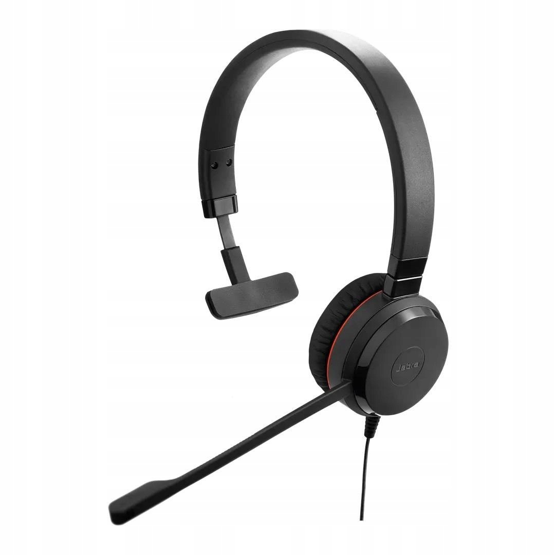 Drátová sluchátka s mikrofonem Jabra Evolve 30 II Ms Mono, Usb-a, černá