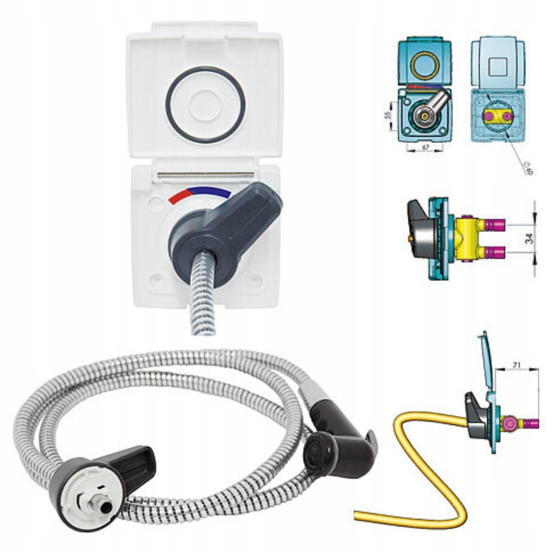 9924039 - ВНЕШНЕЕ СОЕДИНЕНИЕ ДУША С СМЕСИТЕЛЕМ ЛИЛИИ