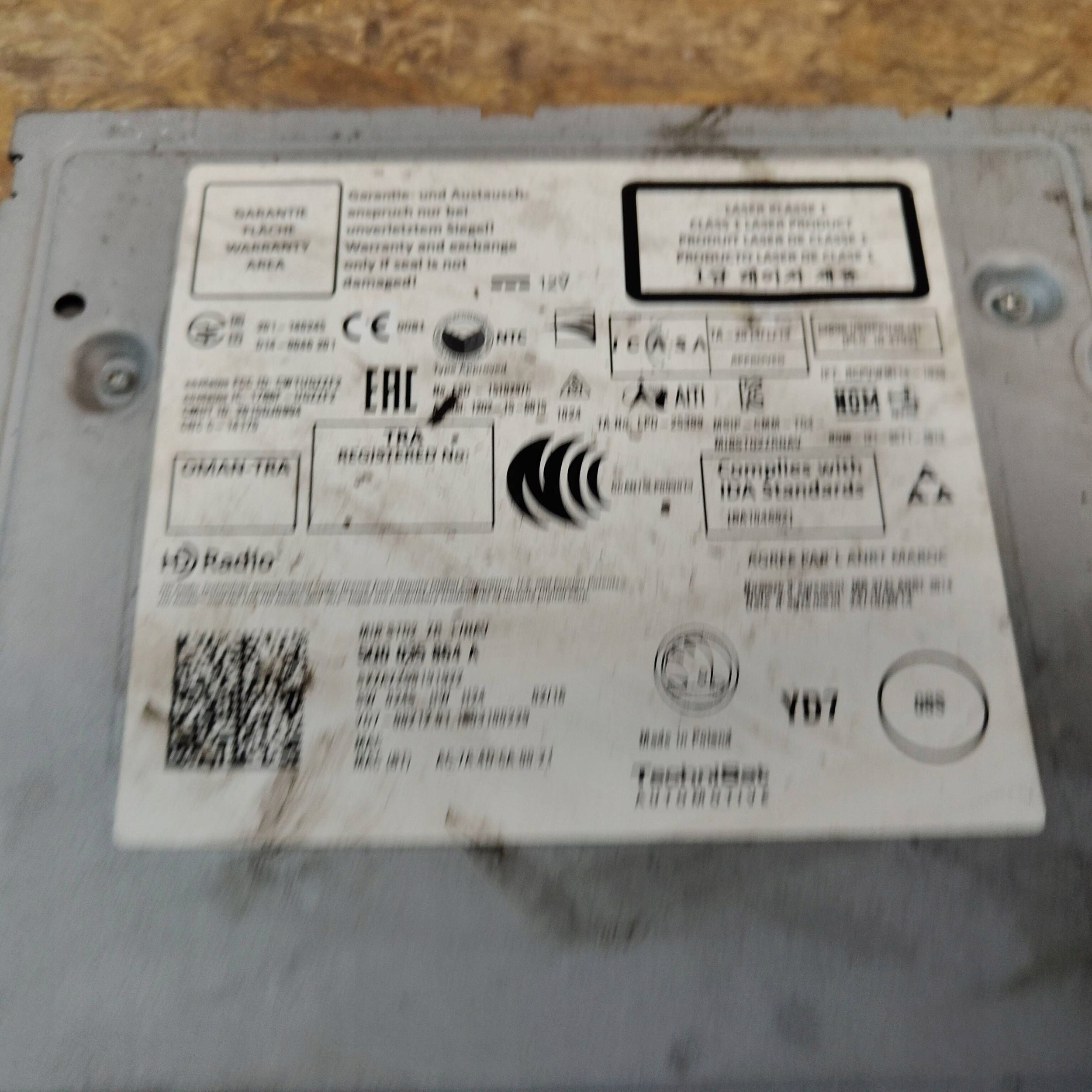Stacja multimedialna Skoda Superb B8 (3V) 5Q0035864A