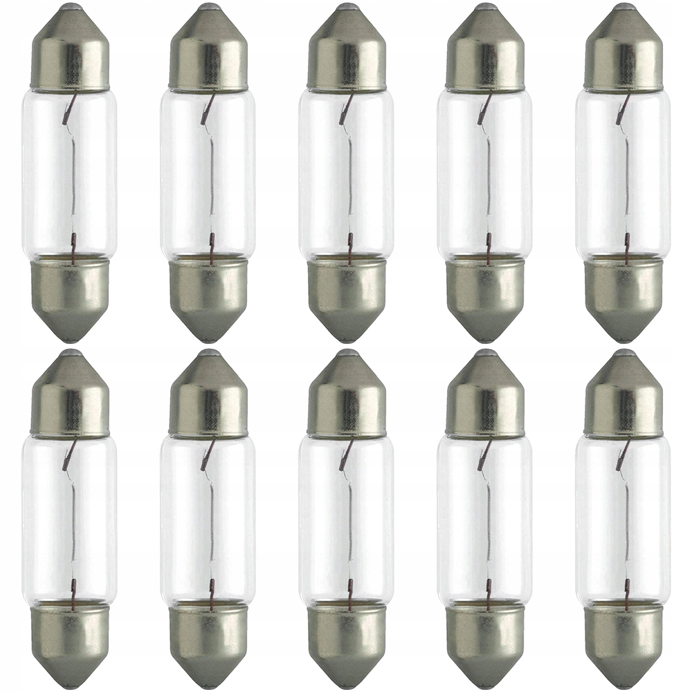 

Żarówki C5W 36MM 12V 5W SV8.5 Rurki Rurkowe 10 Szt