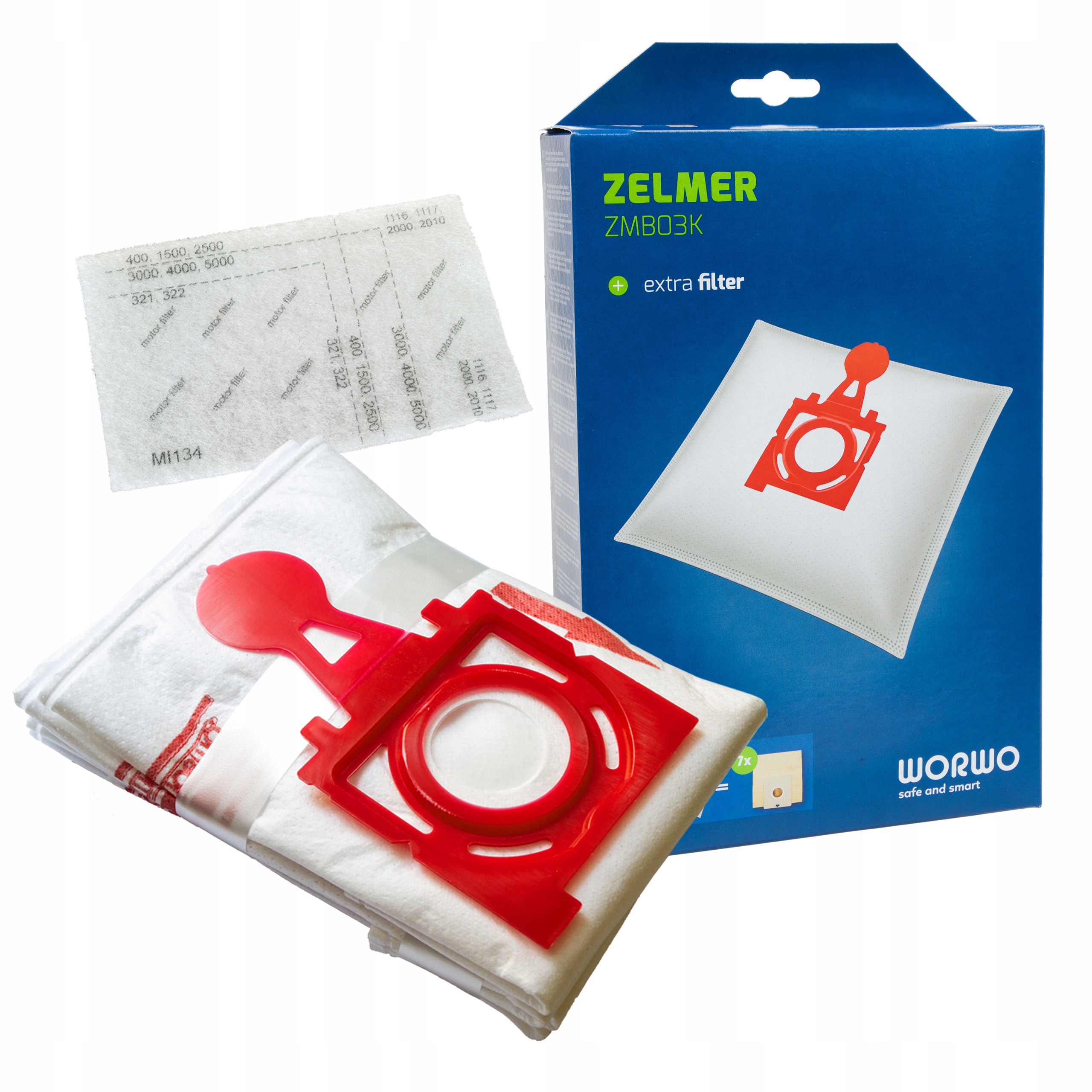 Worki Do Zelmer Jupiter ZVCA300B 49.4200 ZMB03K