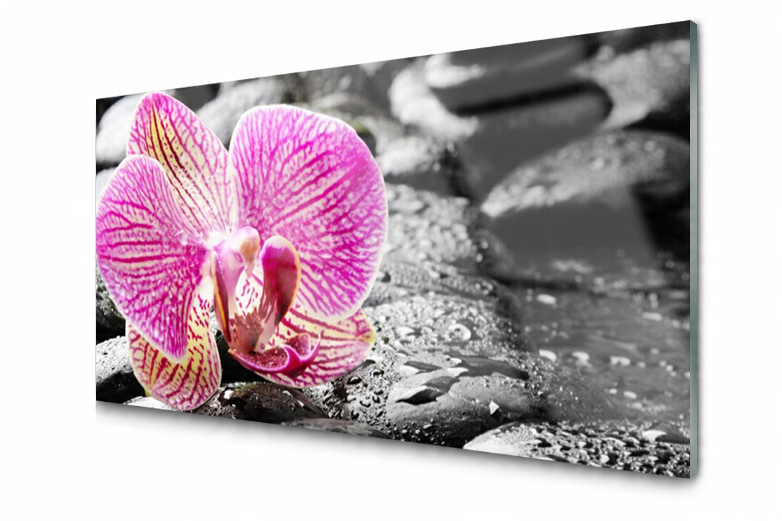 

Panel szklany dekor Kwiat Roślina 120x60 + Klej