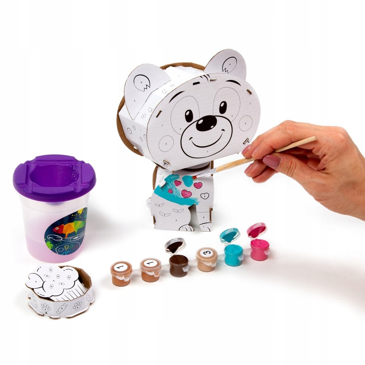 Figurka 3D malowanie po numerach MIŚ Kidea (F3DMNMKA) Bohater / Bajka brak