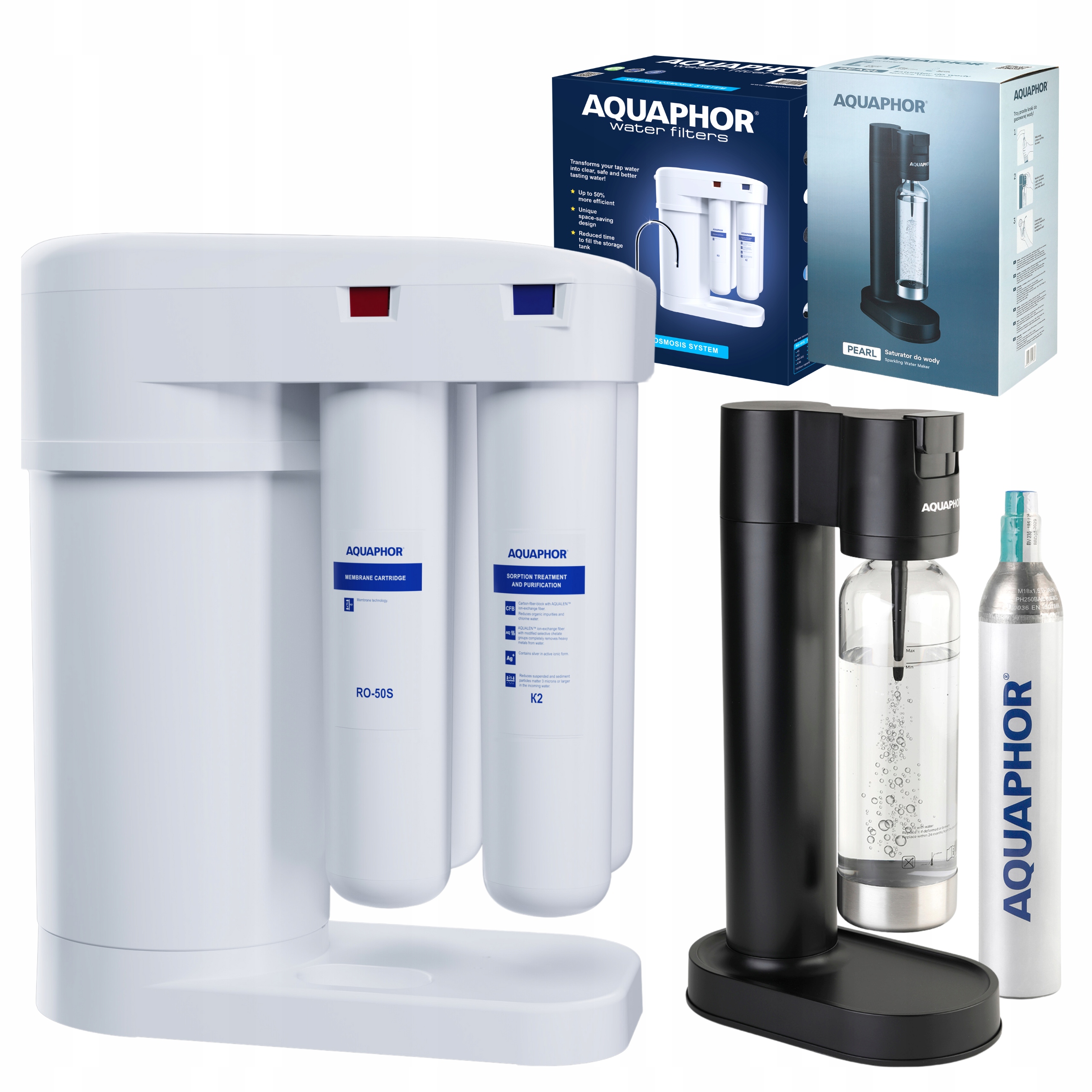 Filtr reverzní osmózy Aquaphor RO-101S Morion Výrobník Sody pro plynování