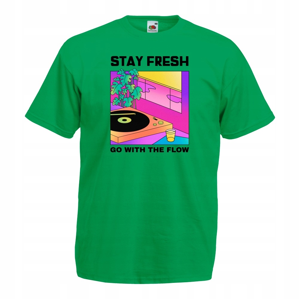 

Koszulka stay fresh go with the flow XXL zielona