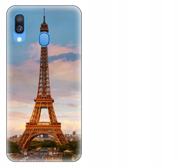 

Etui pokrowiec Samsung Galaxy A40 Wieża Eiffla Par