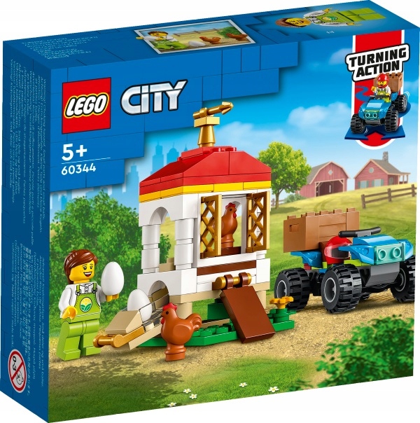 Lego 60344 City Farm Kurnik z kurczakami