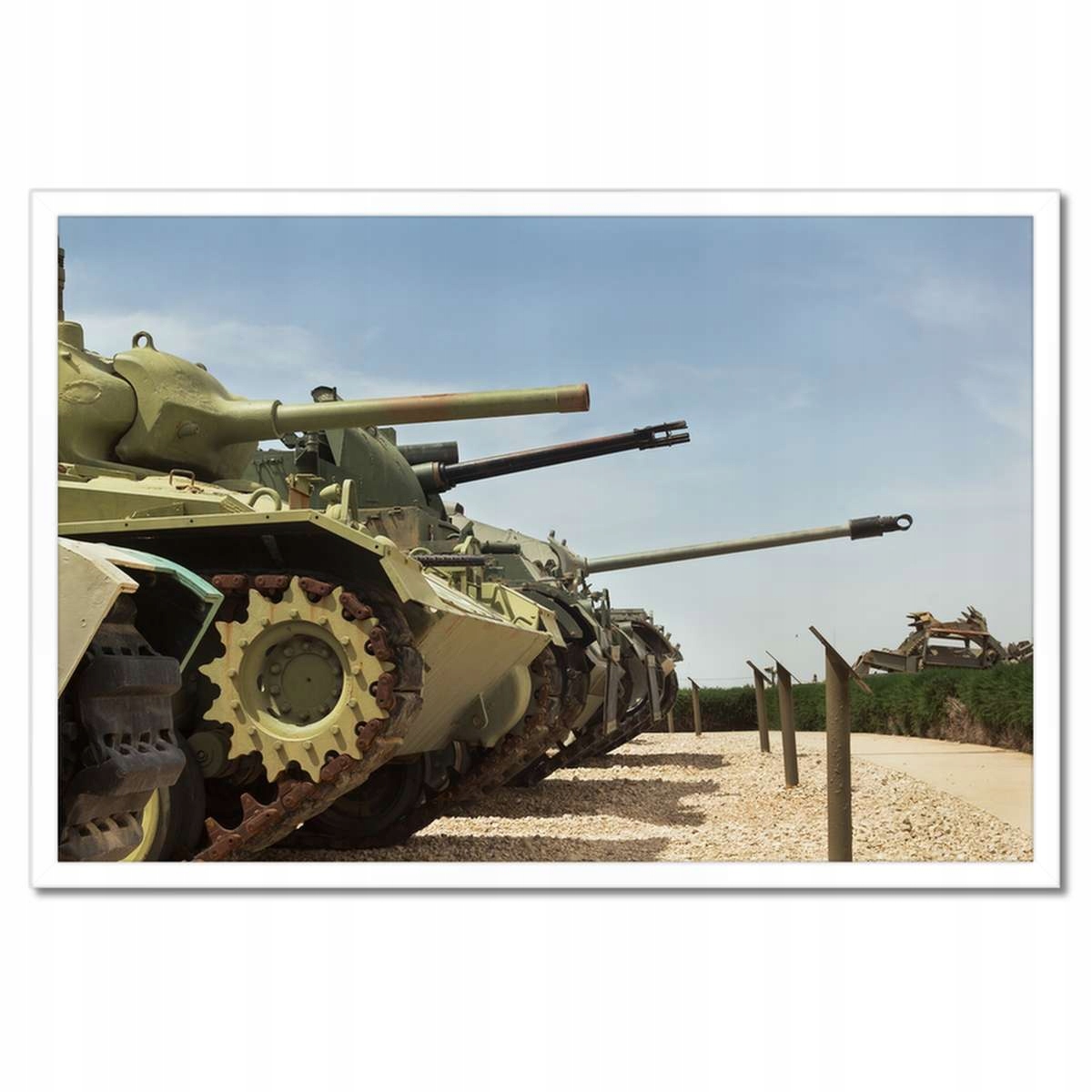 Plakáty v rámu 60x40 Kolekce starých tanků