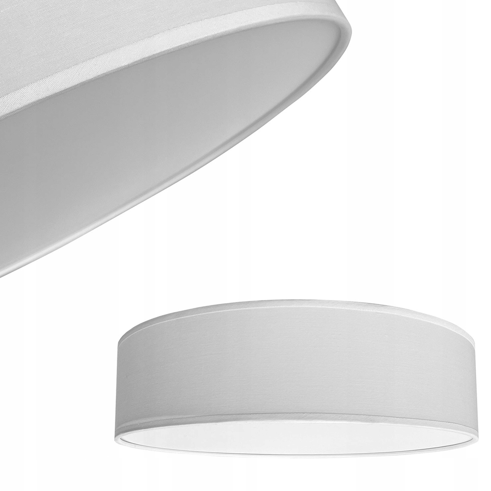 Stropné Svietidlo s bielym tienidlom do obývačky Alto Ø40 cm, tienidlo, tkanina Light Prestige